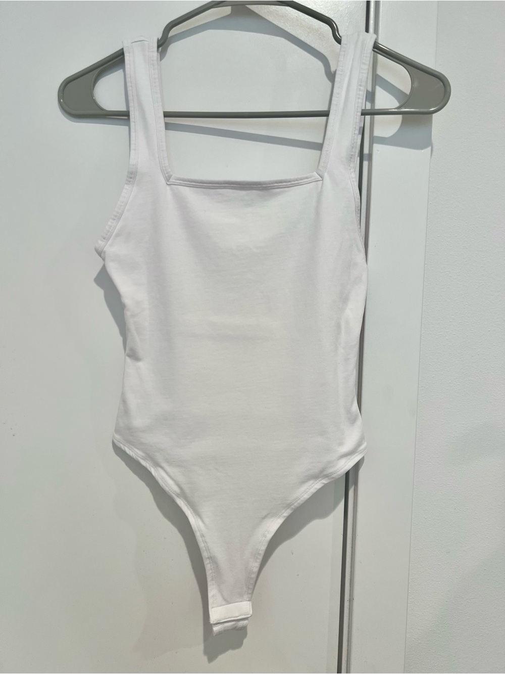 Gymshark | Cotton Bodysuit, White, Small